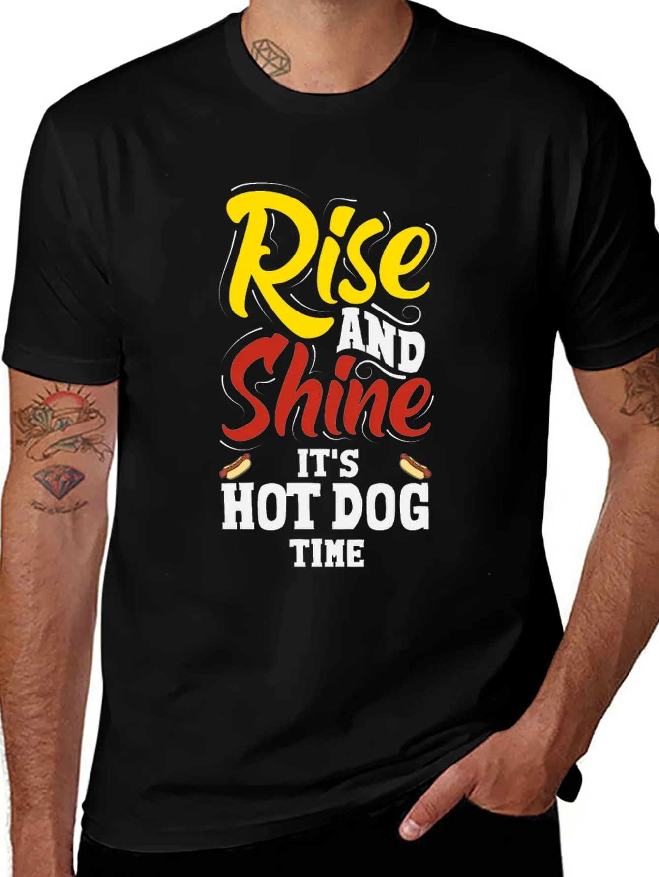 Rise and Shine Hot Dog T-Shirt