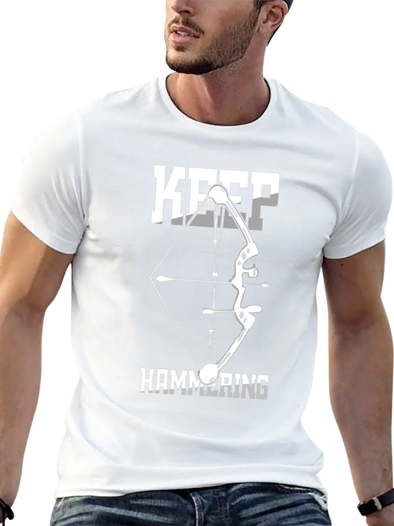 Keep Hammering Bow Hunting T-Shirt