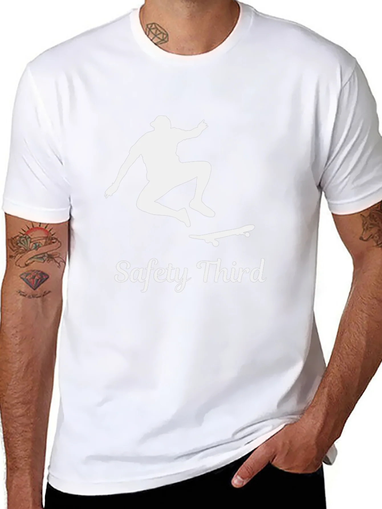 Safety Third Skateboard Graphic T-Shirt