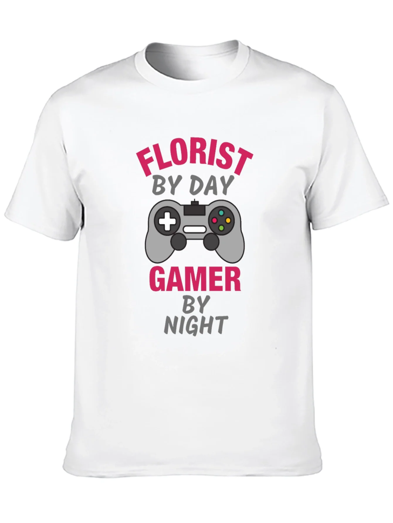 Florist by Day Gamer by Night Graphic Tee