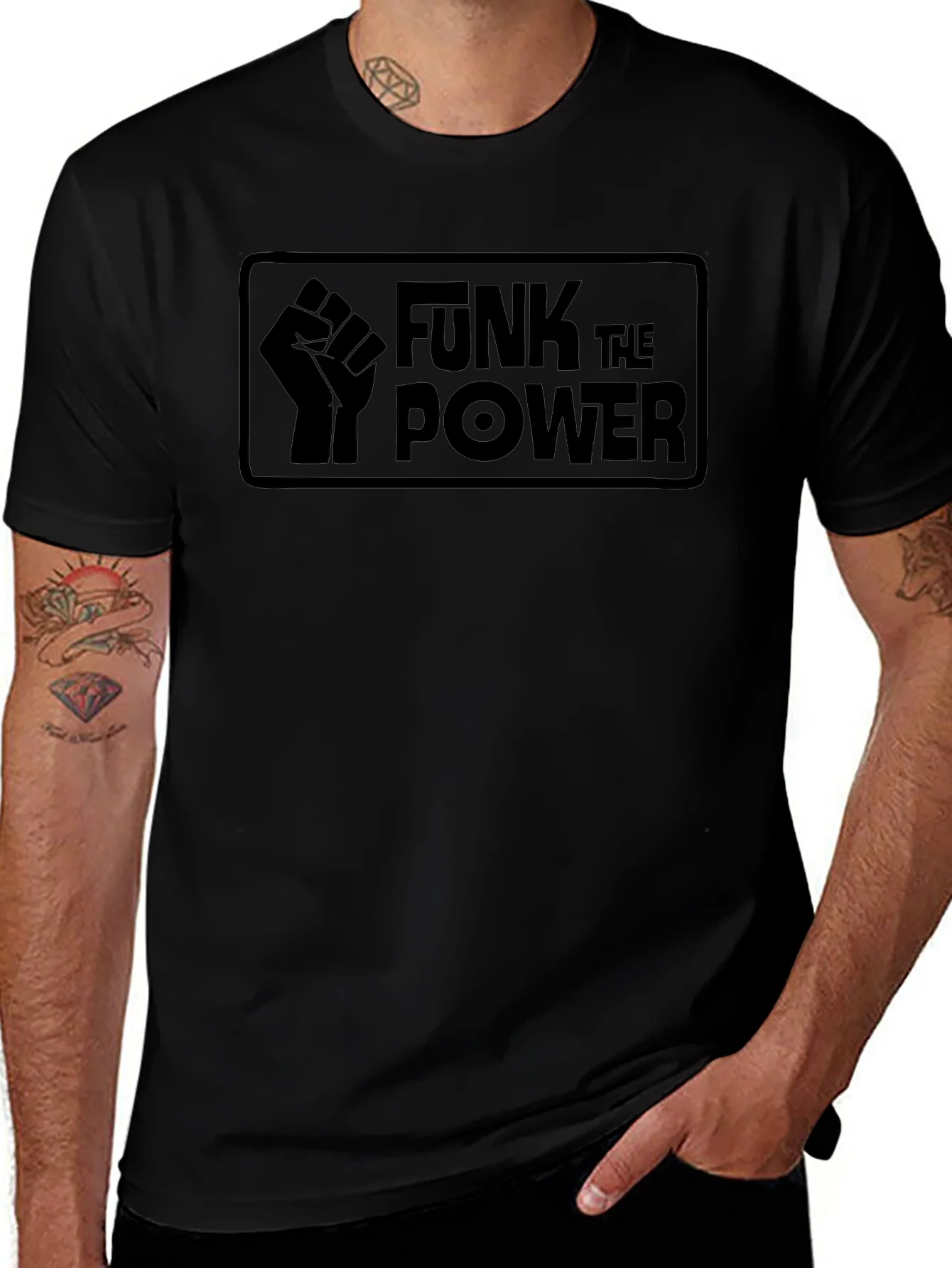 Funk The Power Graphic Tee - Black