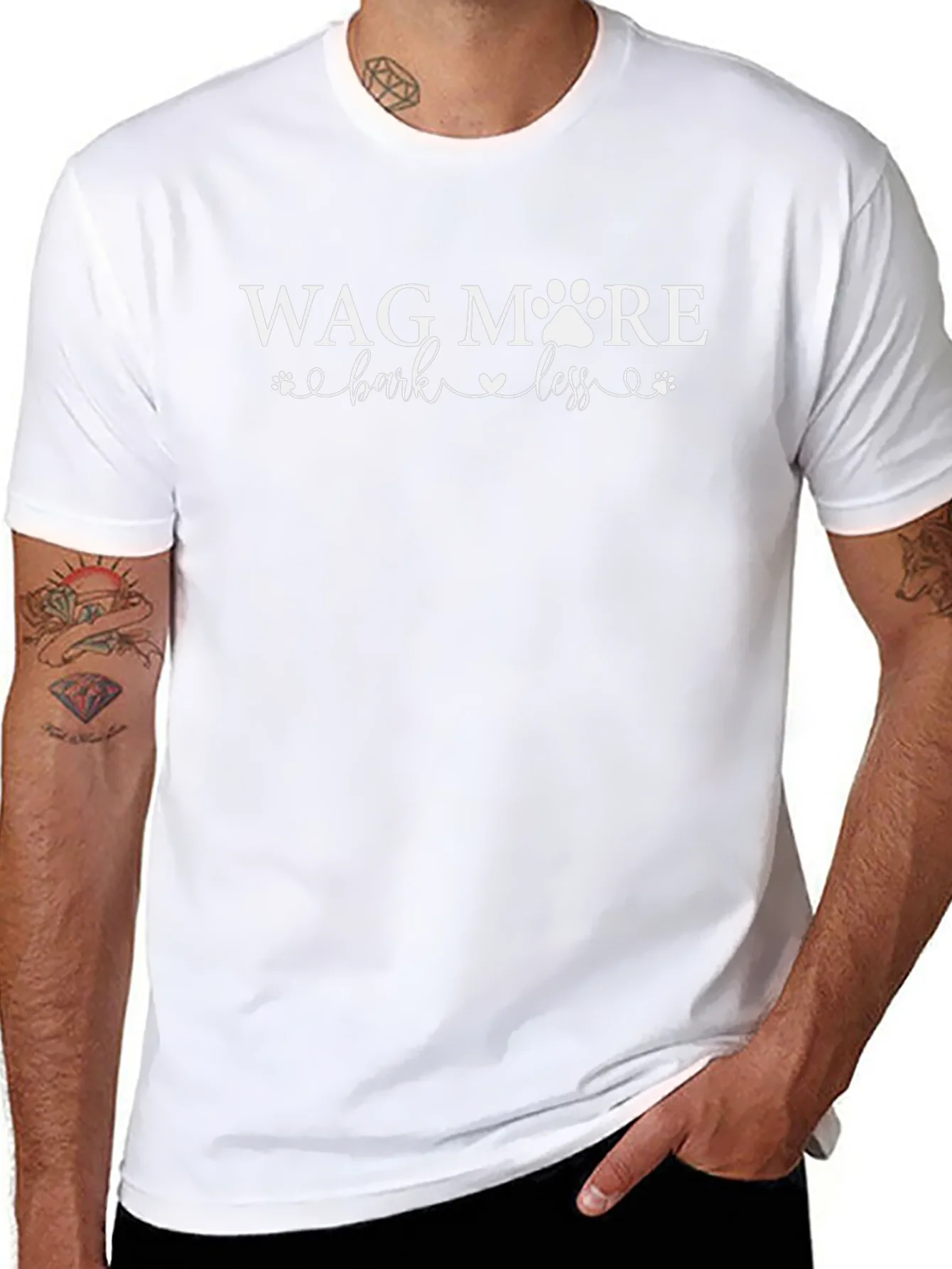 Wag More Bark Less Graphic Tee