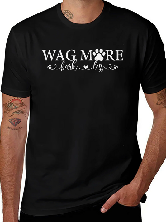 Wag More Bark Less Graphic Tee