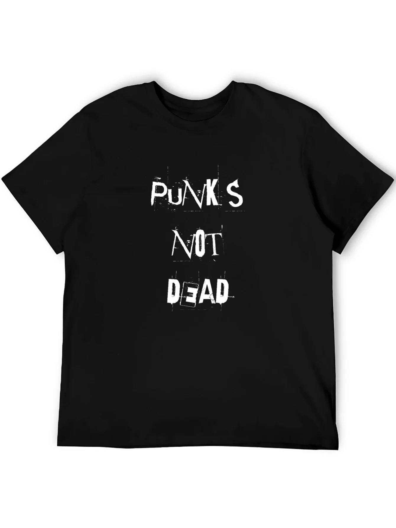 Punks Not Dead Graphic Tee - Black