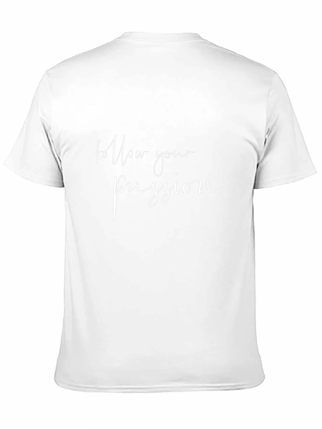 Follow Your Passion Black Graphic Tee
