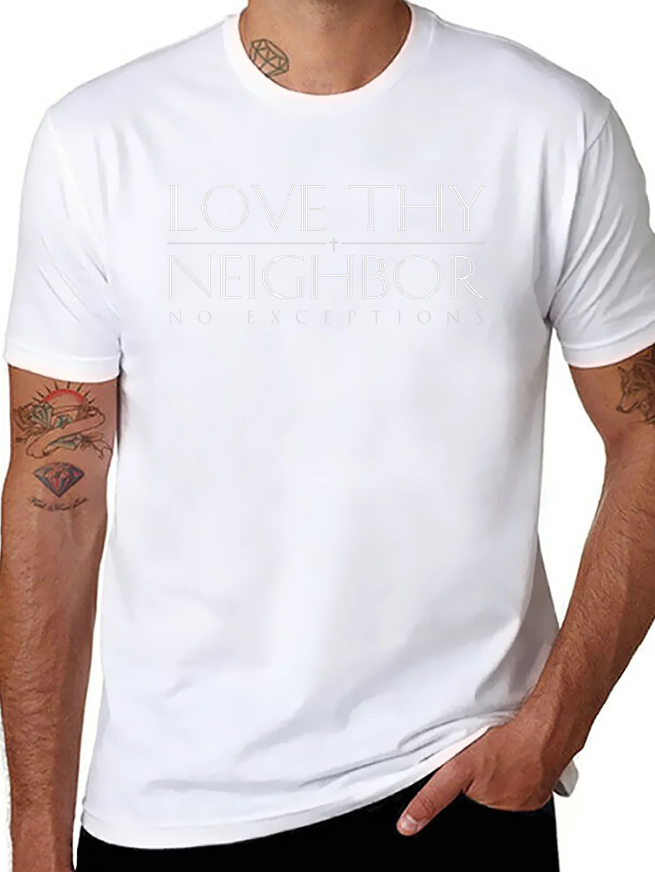 Love Thy Neighbor Black T-Shirt