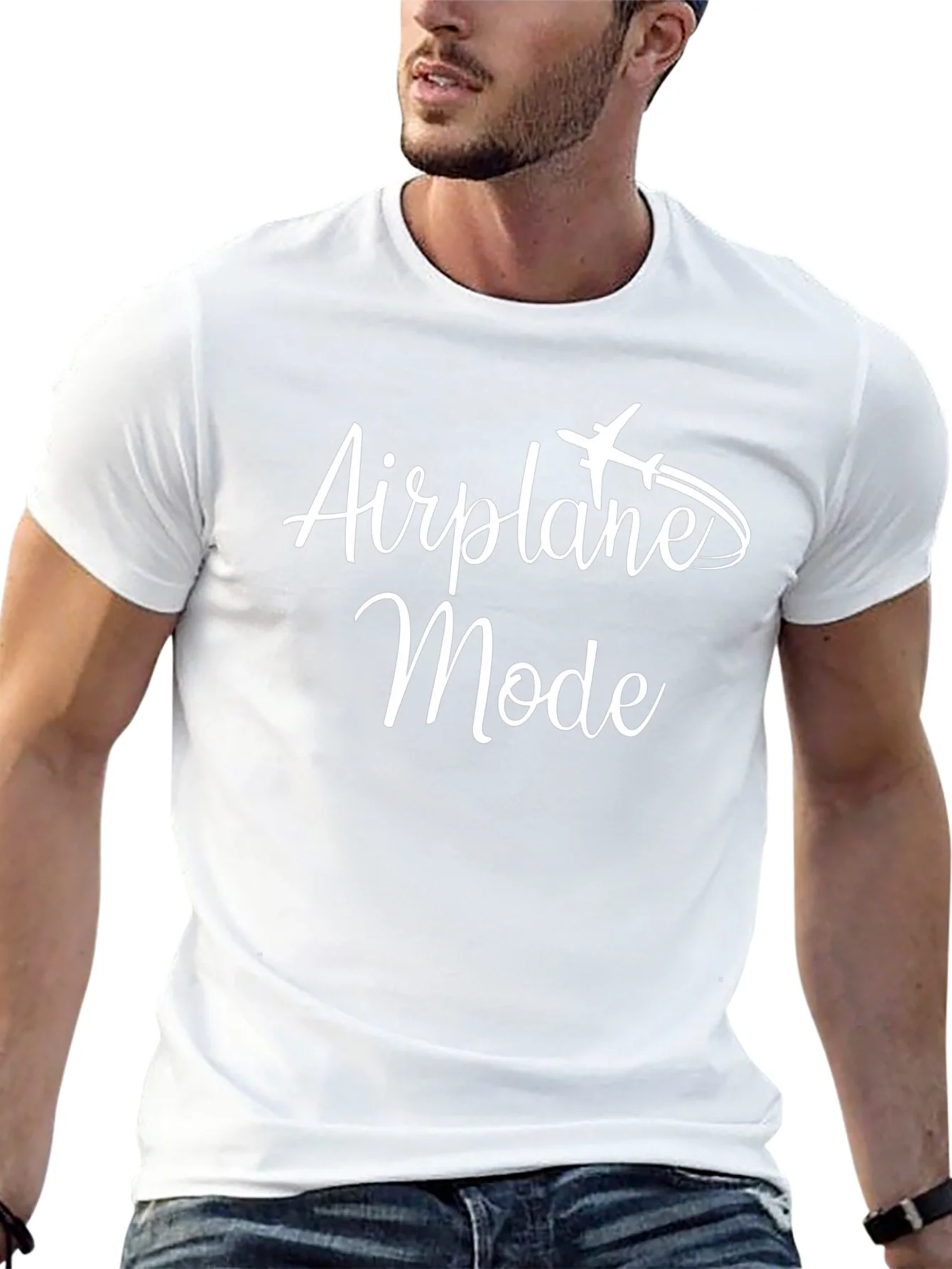 Airplane Mode Black T-Shirt