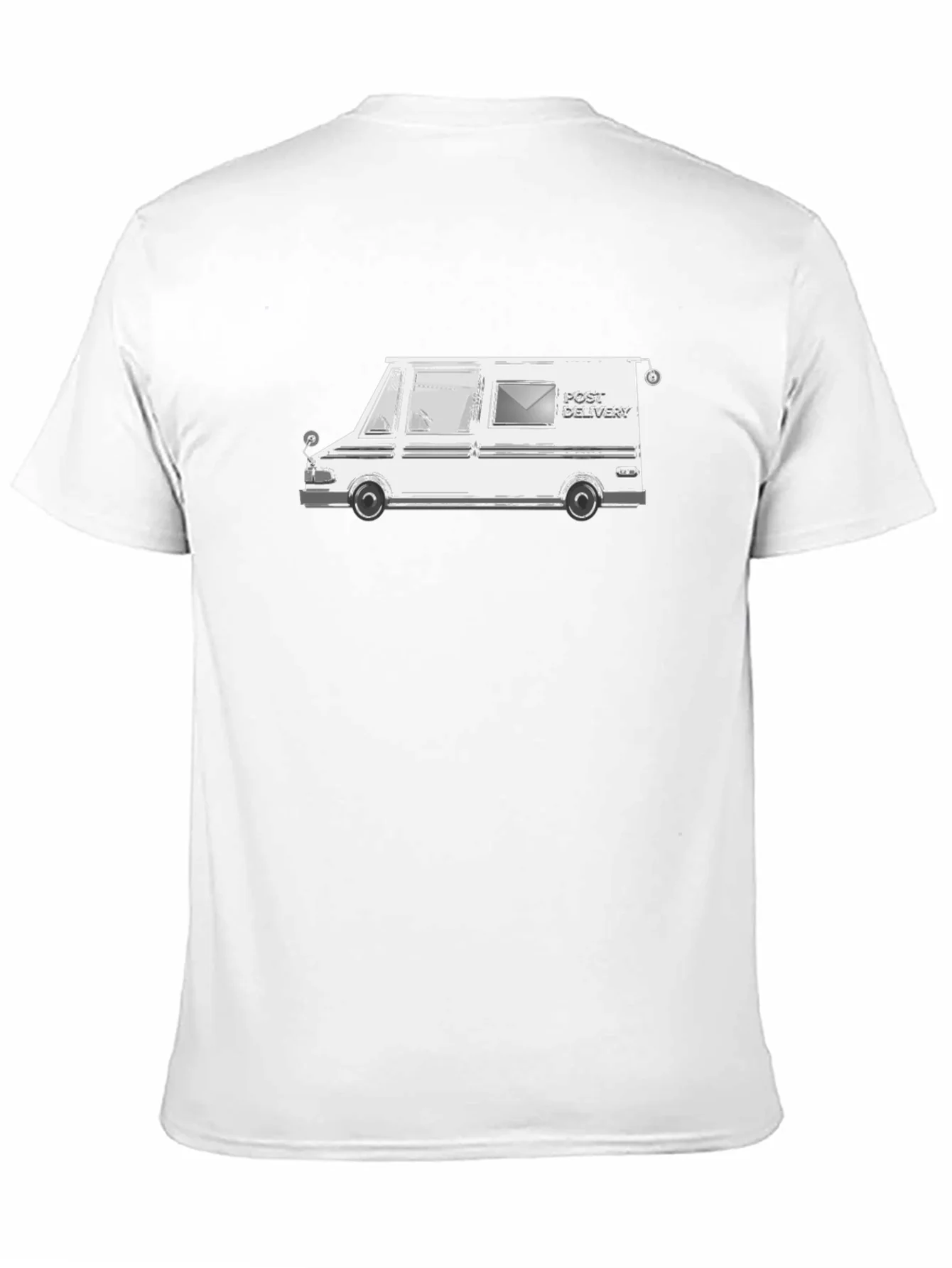 Mail Delivery Van T-Shirt - Black