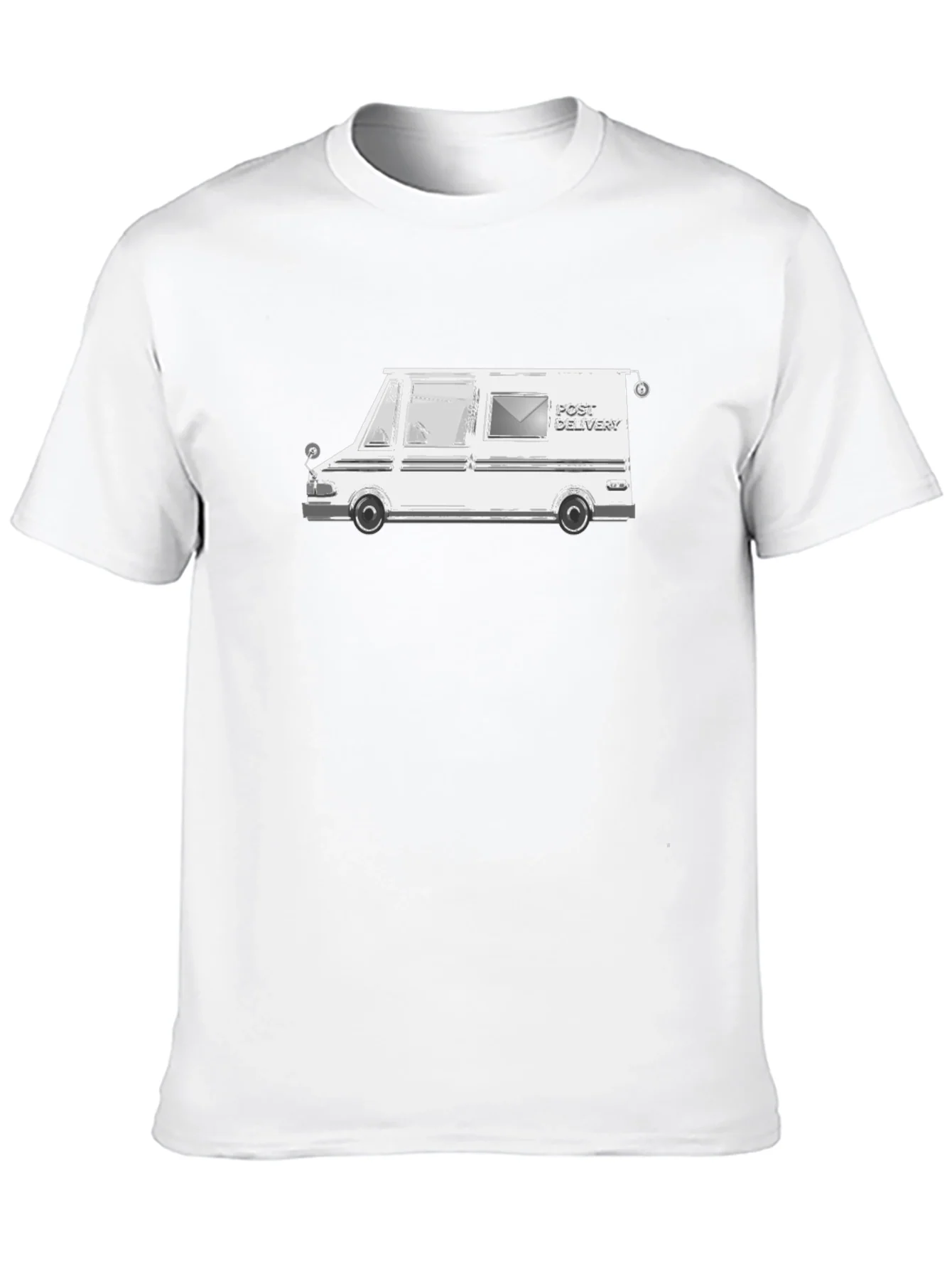 Mail Delivery Van T-Shirt - Black