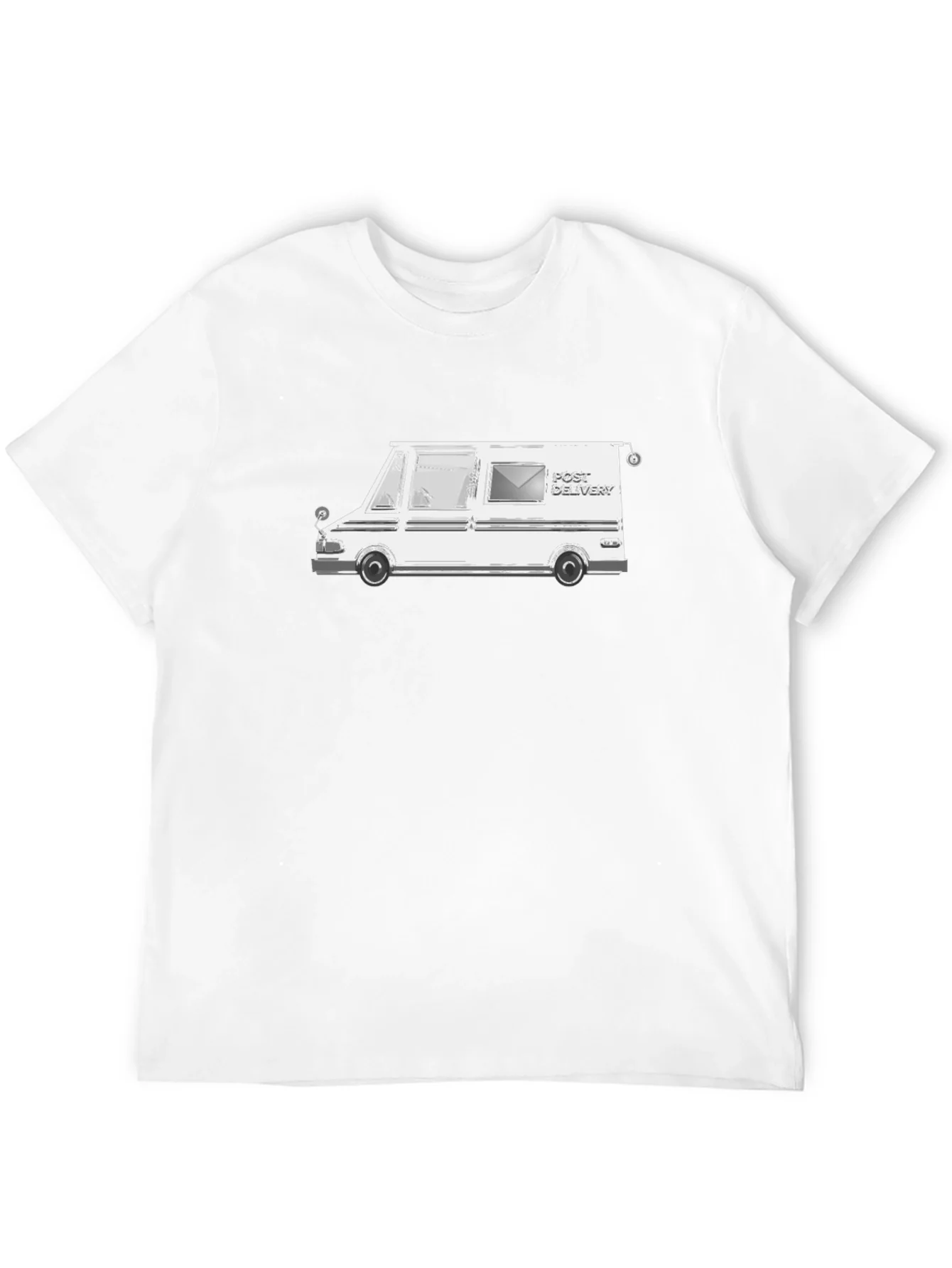 Mail Delivery Van T-Shirt - Black