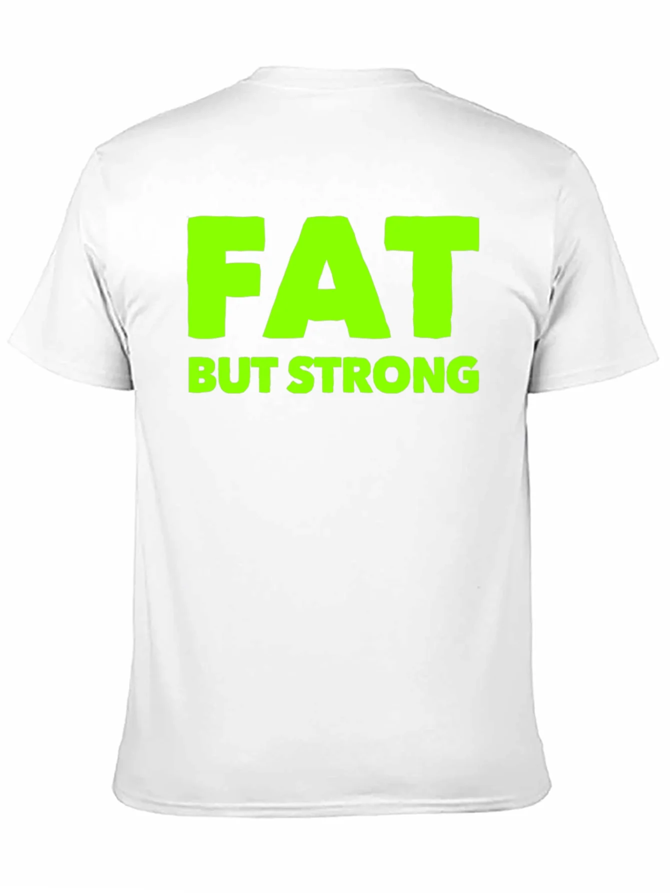 Fat But Strong Graphic Tee - Black