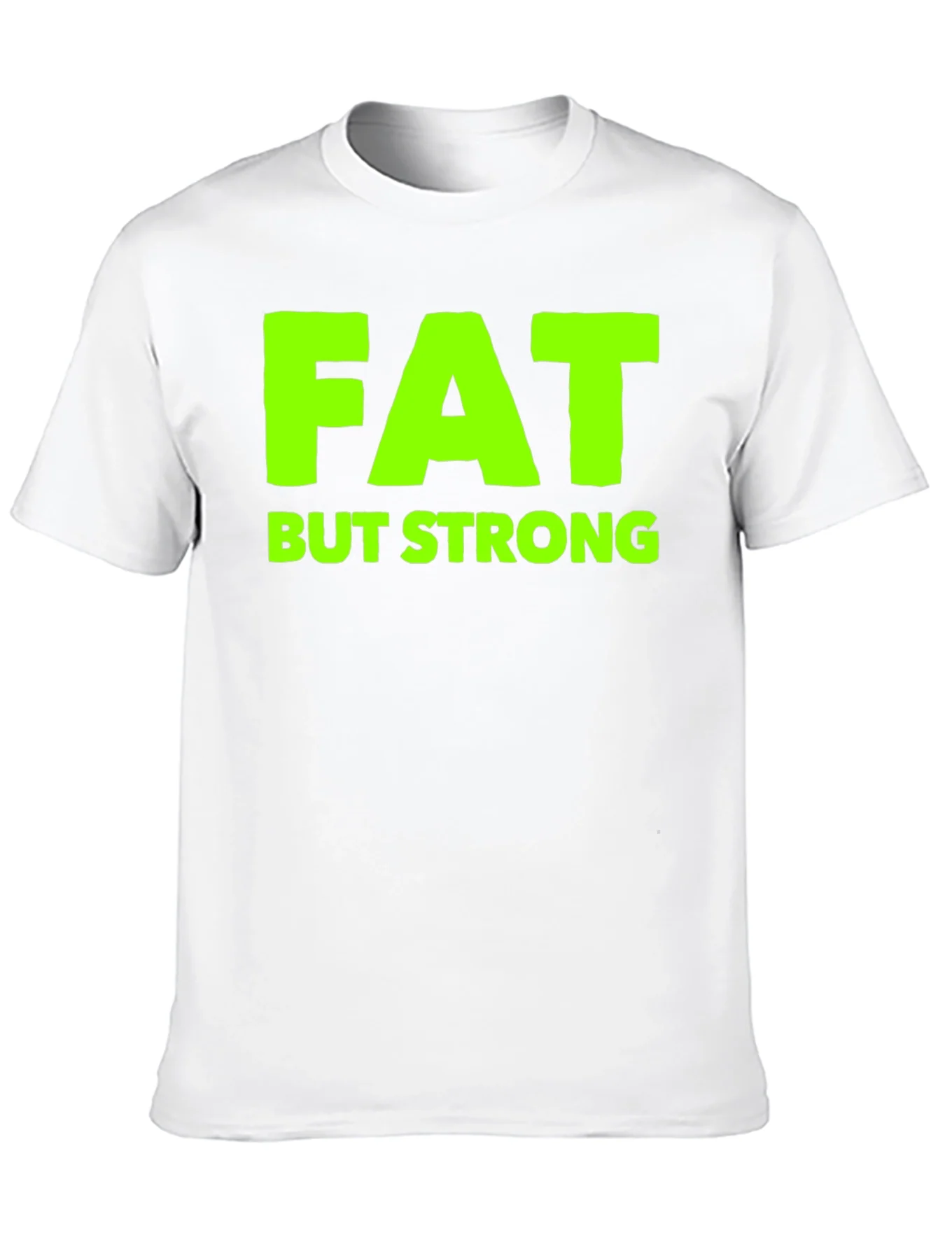 Fat But Strong Graphic Tee - Black