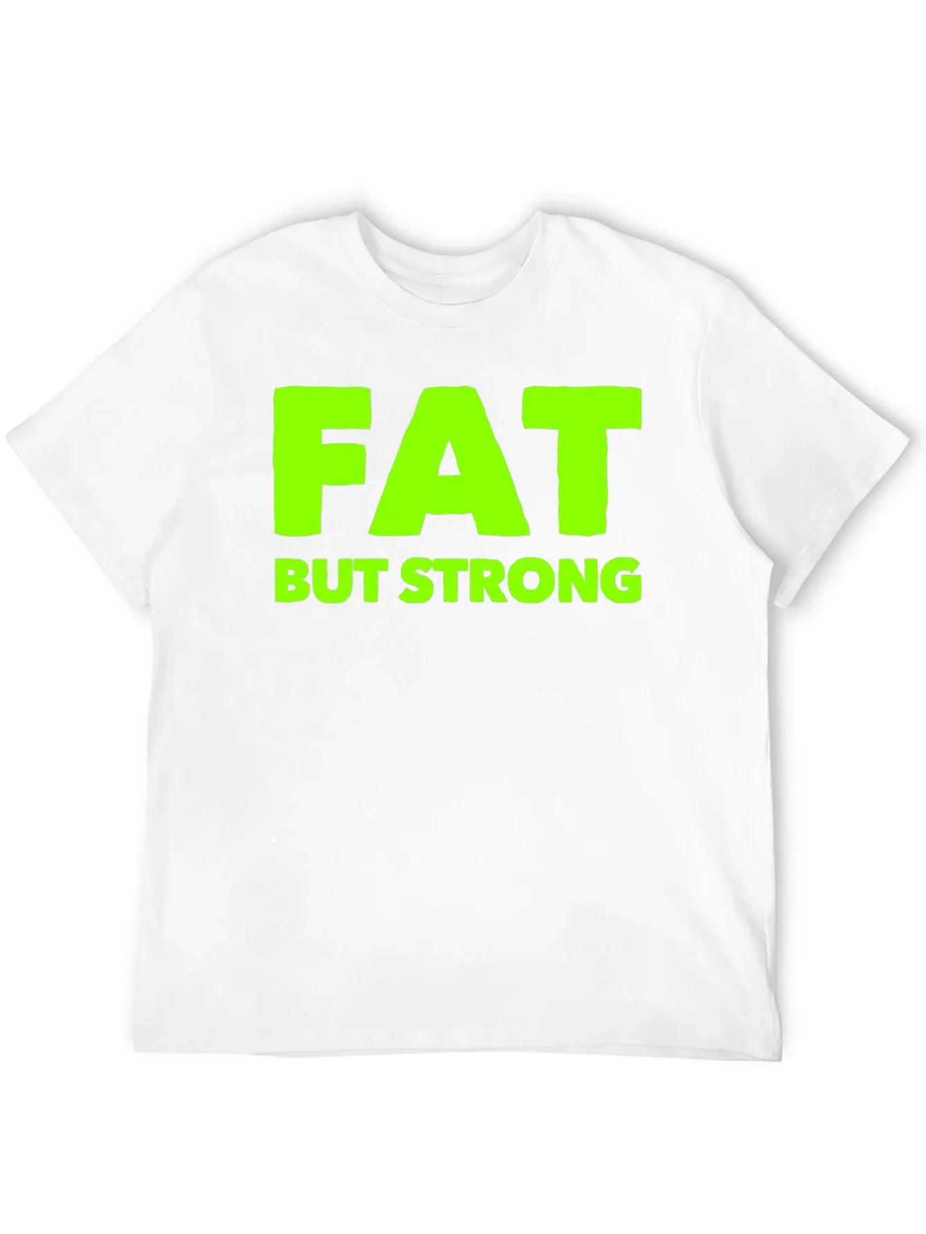 Fat But Strong Graphic Tee - Black