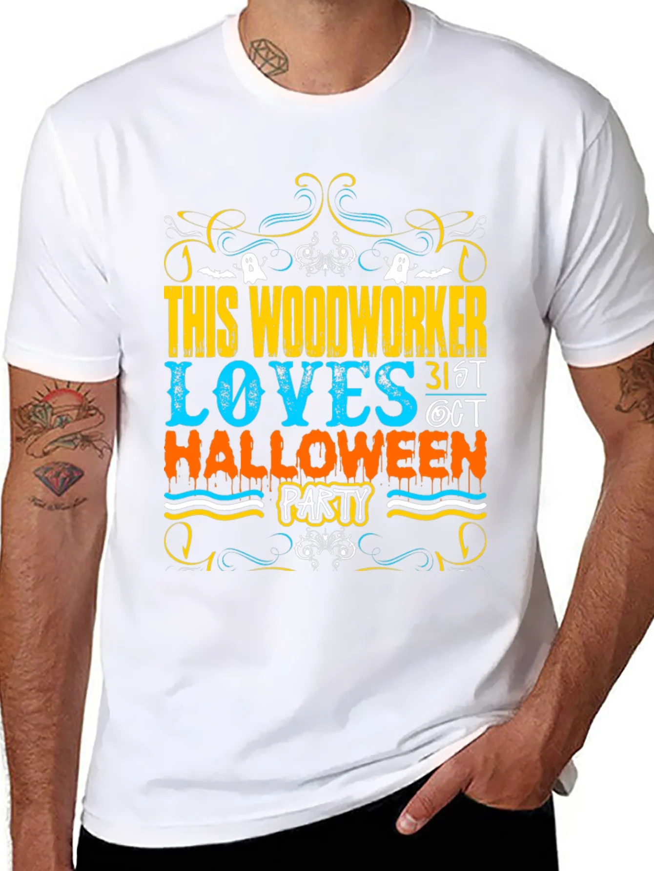 Woodworker Halloween Party T-Shirt