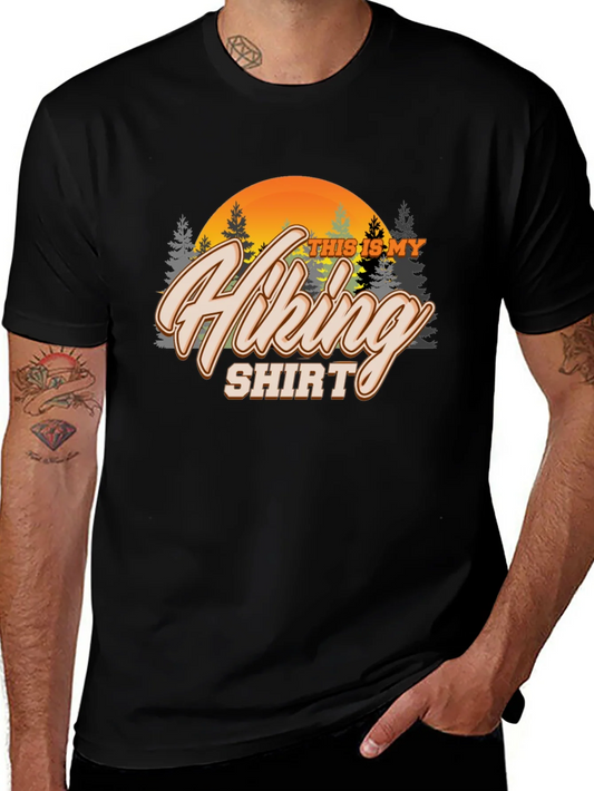 Hiking Shirt - Black T-Shirt for Outdoor Adventures