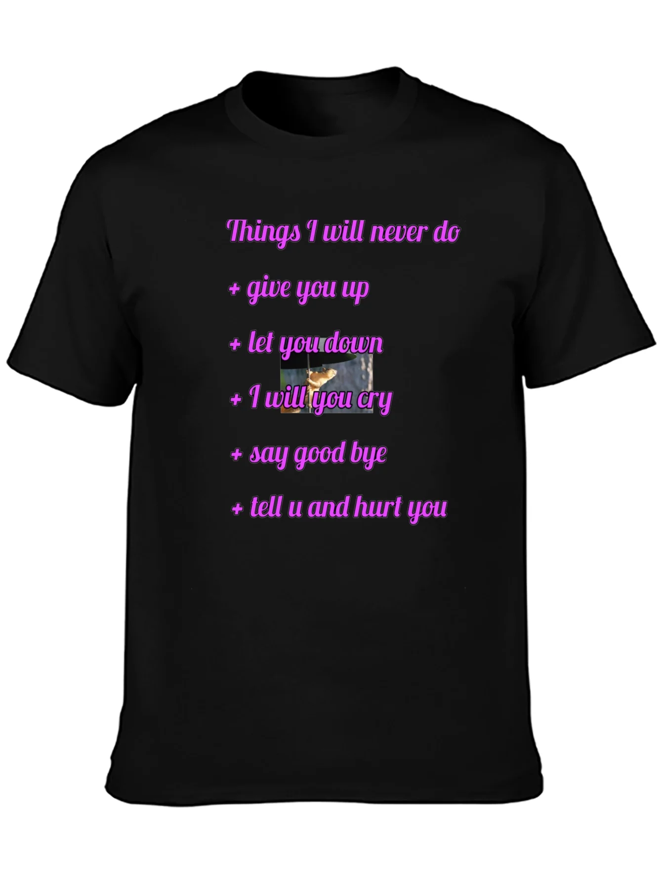 Rick Roll Never Gonna Give You Up Funny T-Shirt
