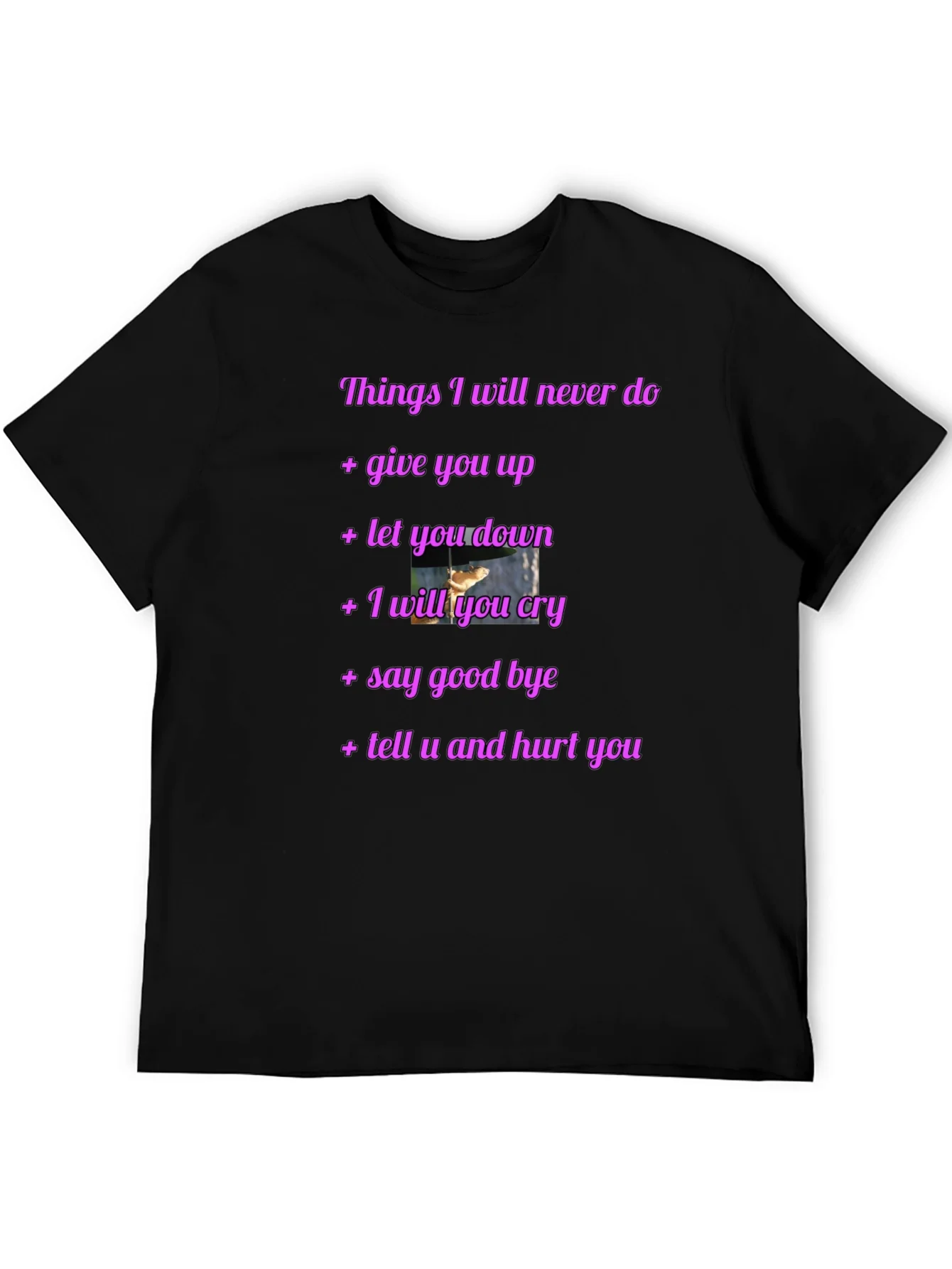 Rick Roll Never Gonna Give You Up Funny T-Shirt