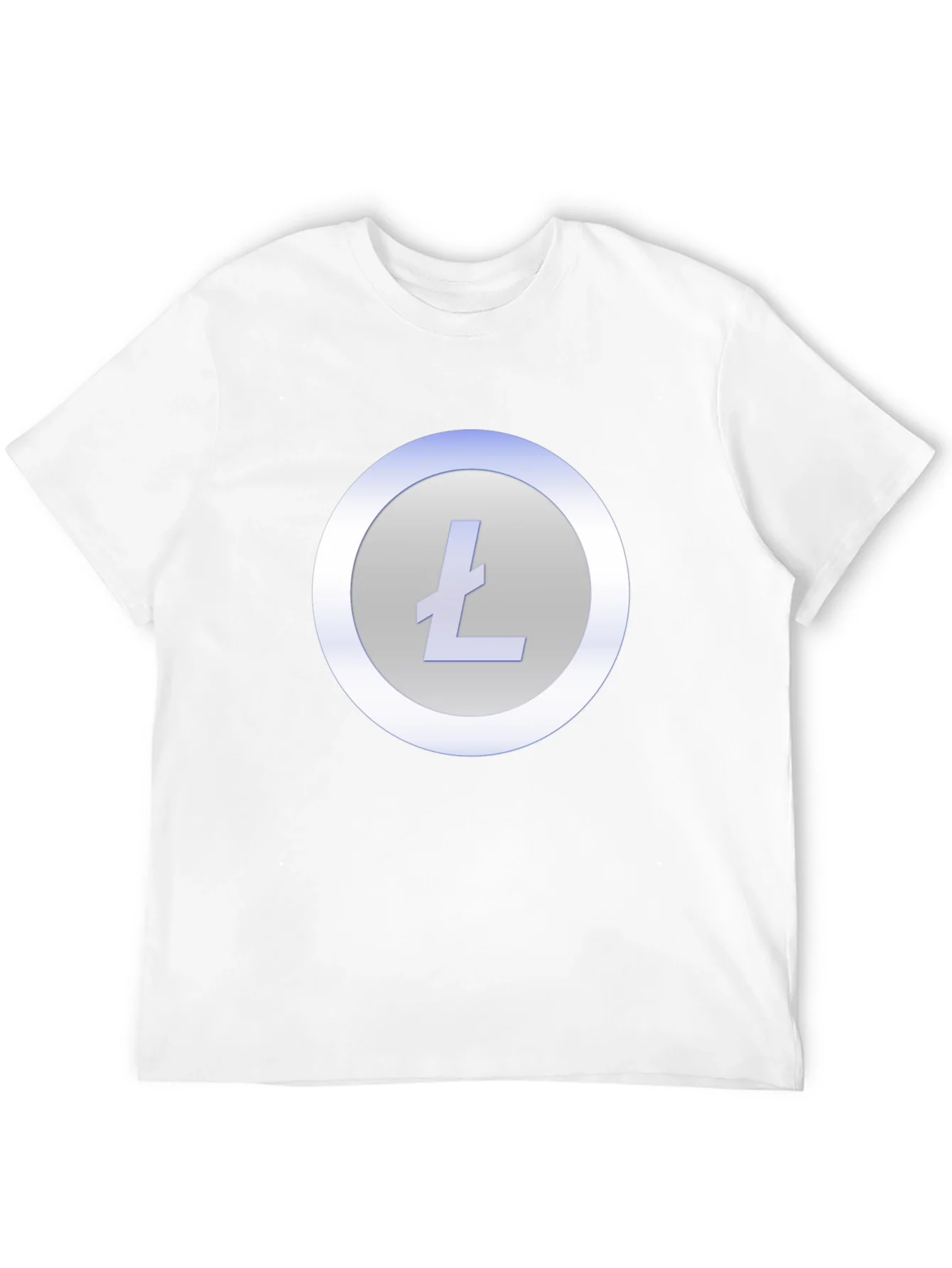 Litecoin Crypto T-Shirt - Black Crew Neck Tee