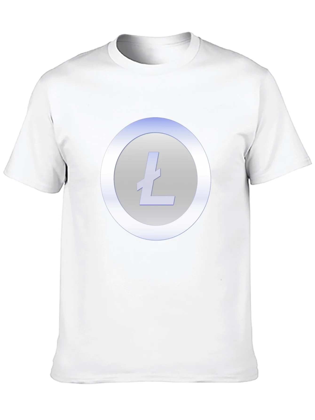 Litecoin Crypto T-Shirt - Black Crew Neck Tee