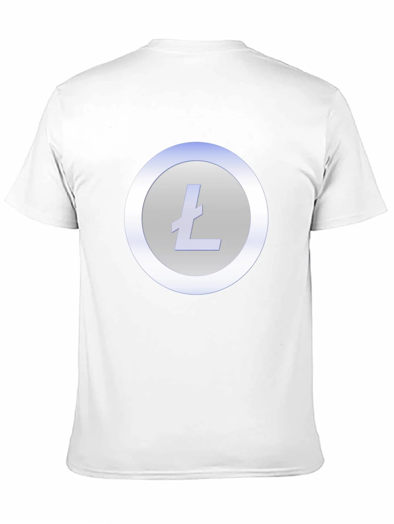 Litecoin Crypto T-Shirt - Black Crew Neck Tee