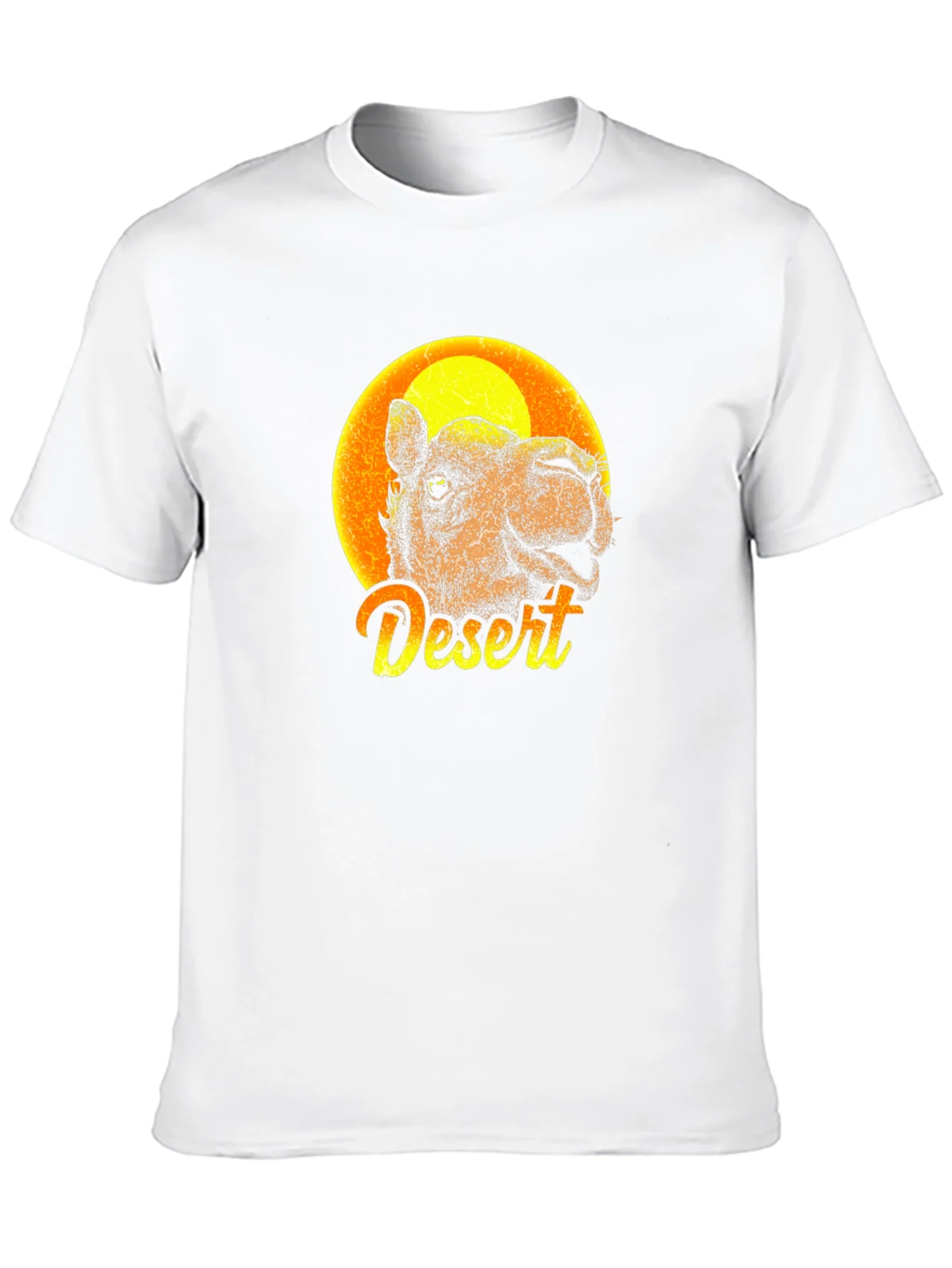 Desert Camel Graphic Tee - Mens Black T-Shirt