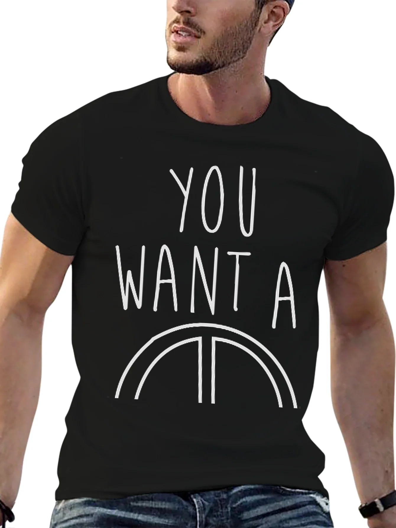 Mens You Want A Pizza Me Graphic T-Shirt