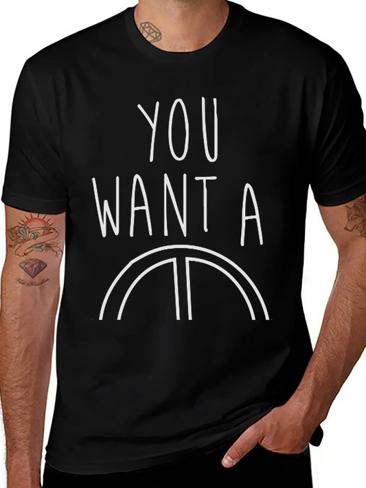 Mens You Want A Pizza Me Graphic T-Shirt
