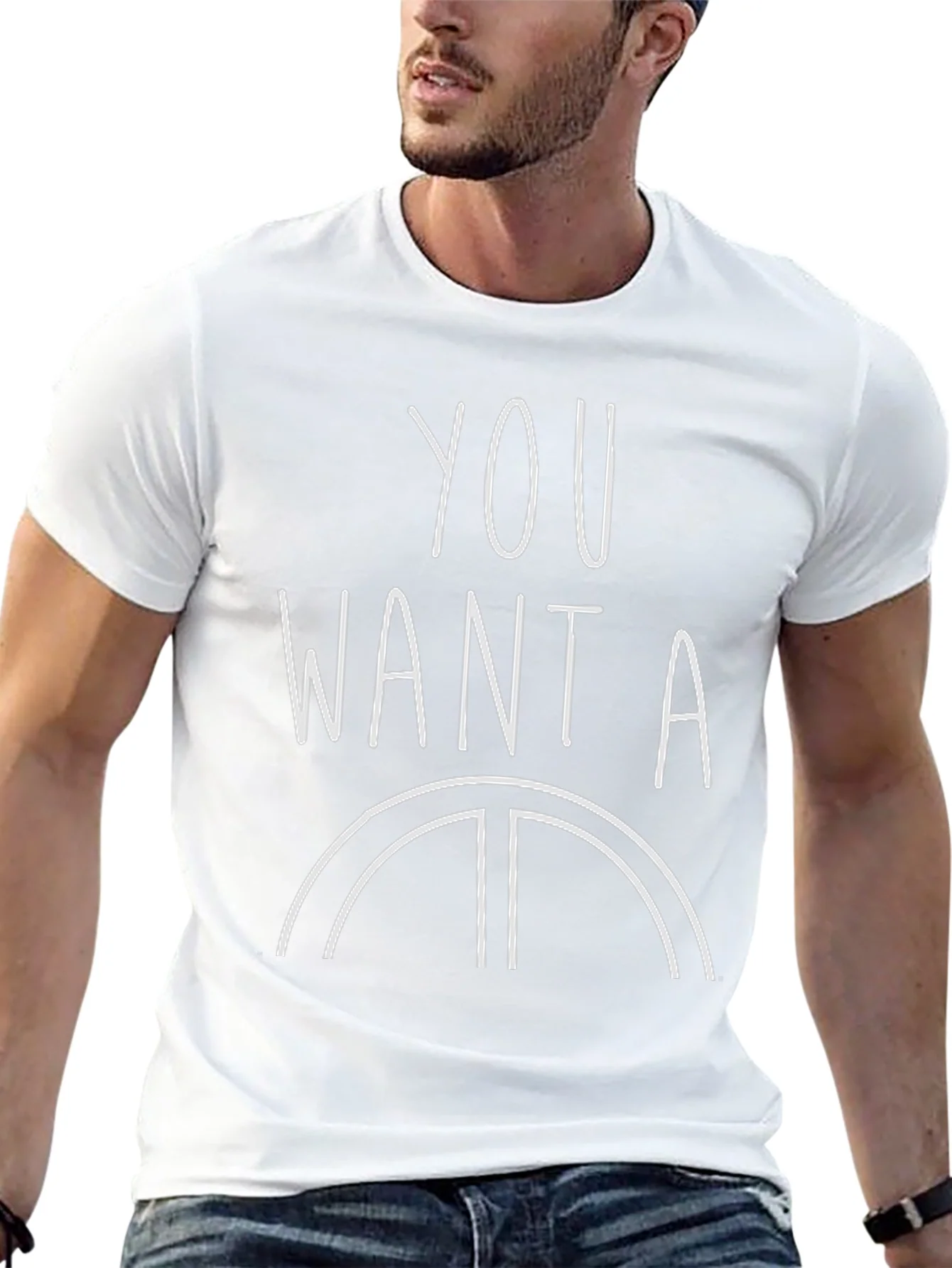 Mens You Want A Pizza Me Graphic T-Shirt