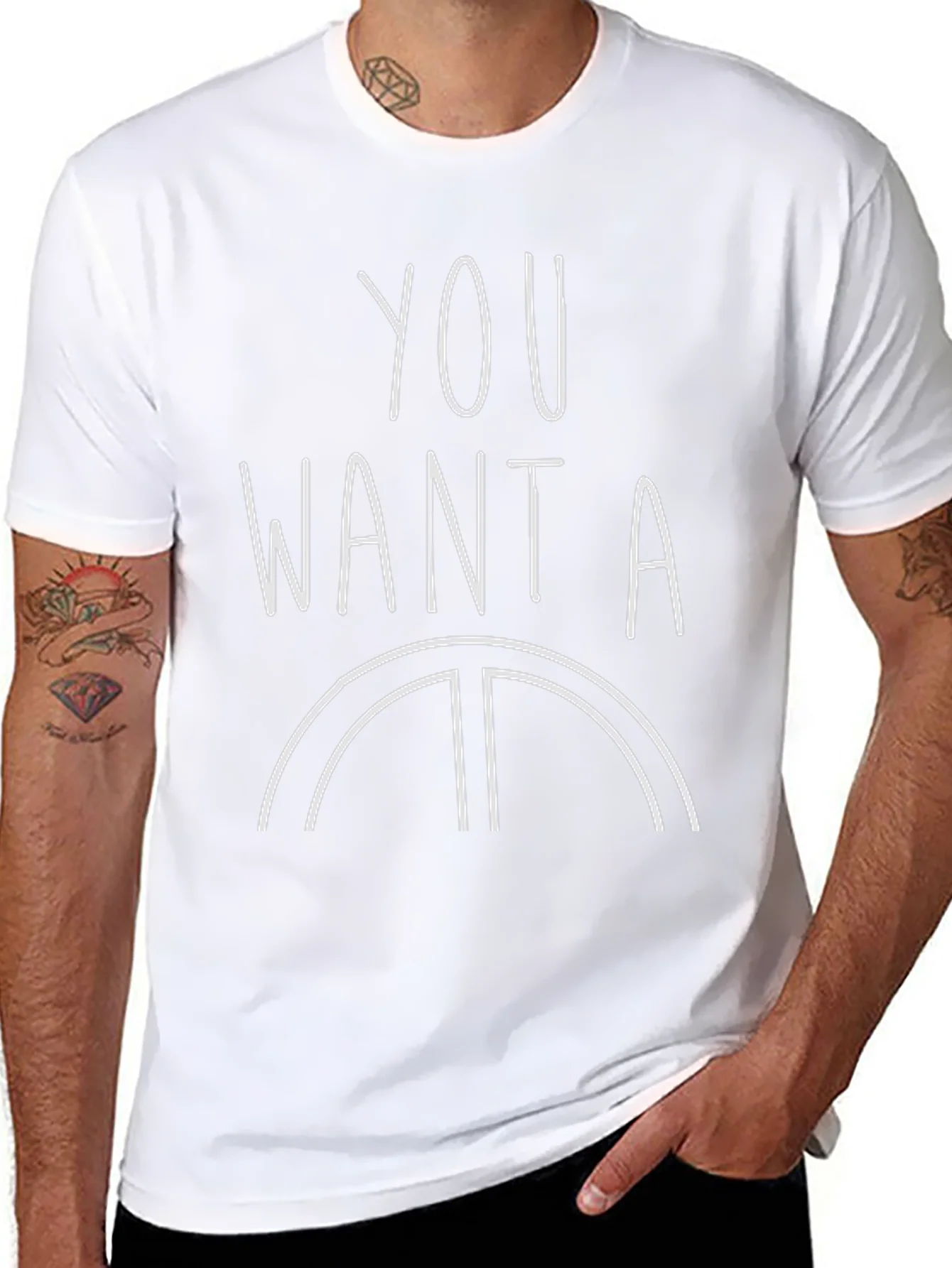 Mens You Want A Pizza Me Graphic T-Shirt