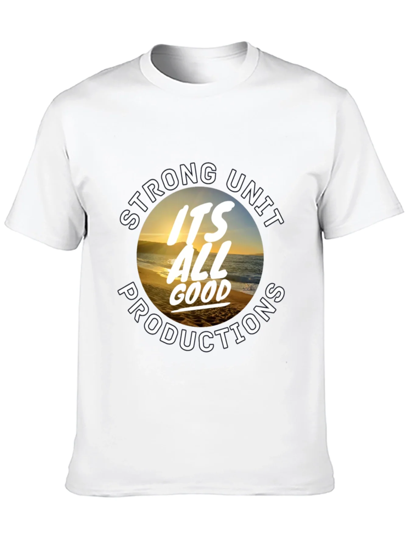 Strong Unit Productions Black Graphic Tee