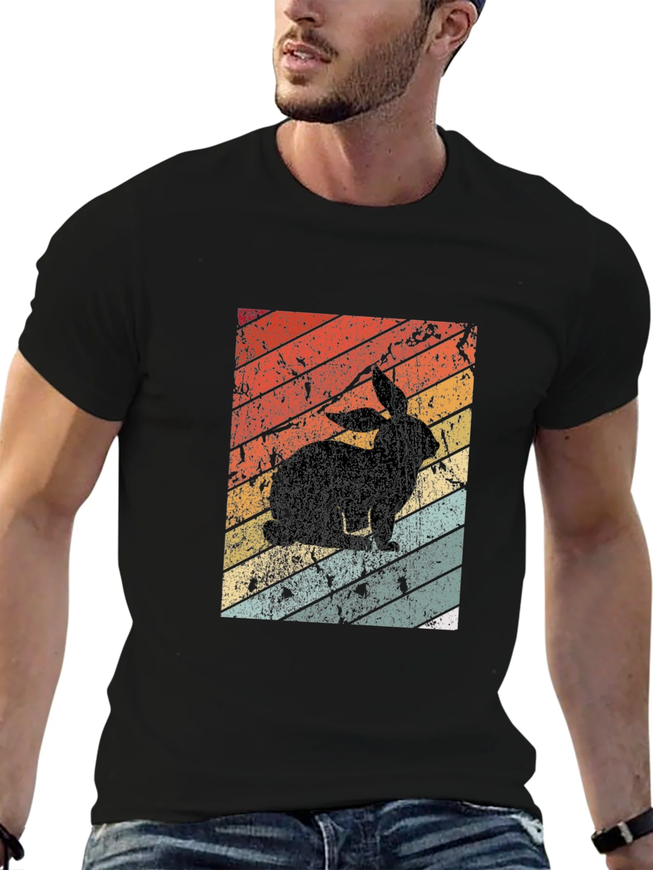Retro Rabbit Graphic Tee