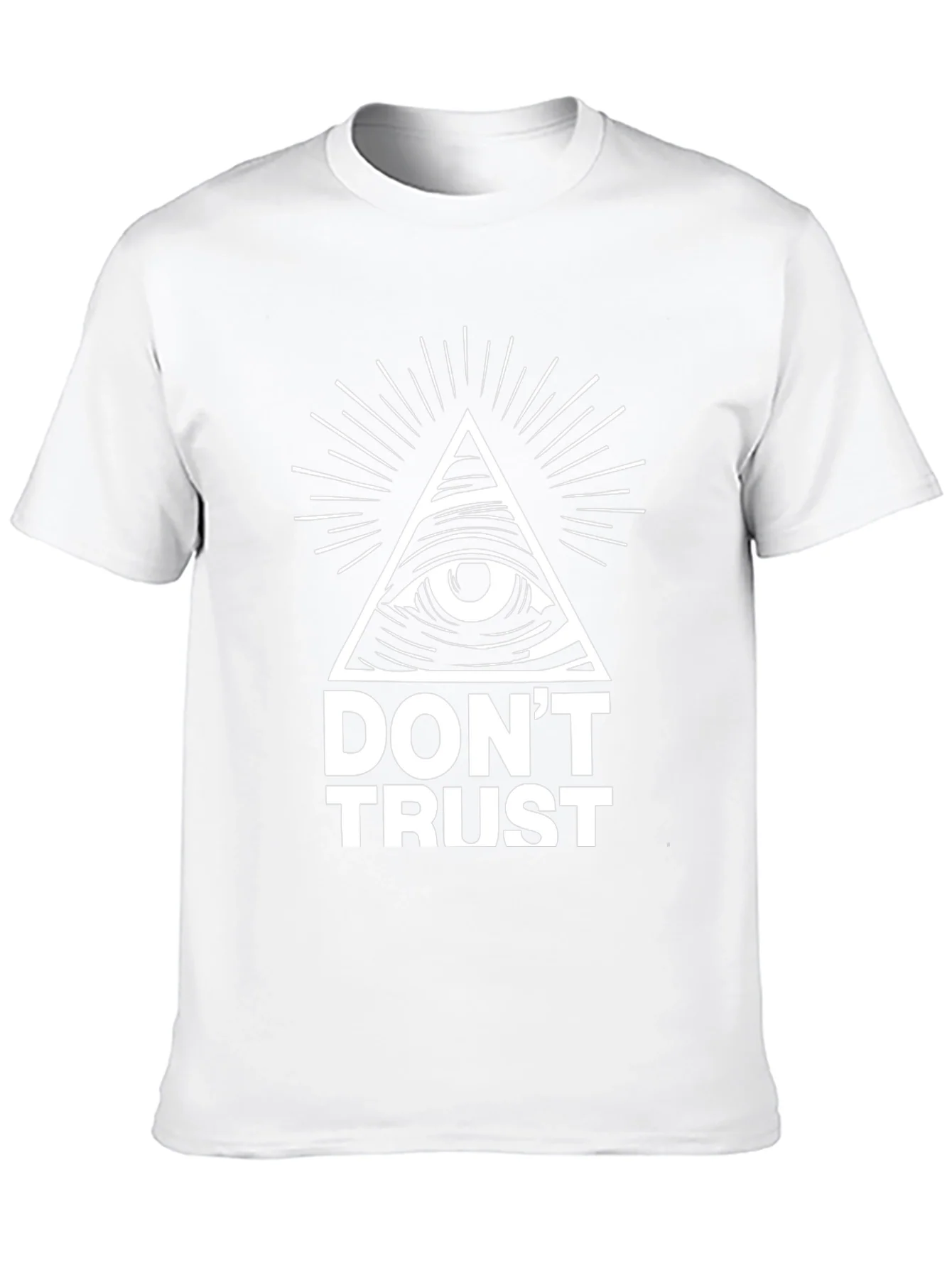 Dont Trust All Seeing Eye Graphic T-Shirt