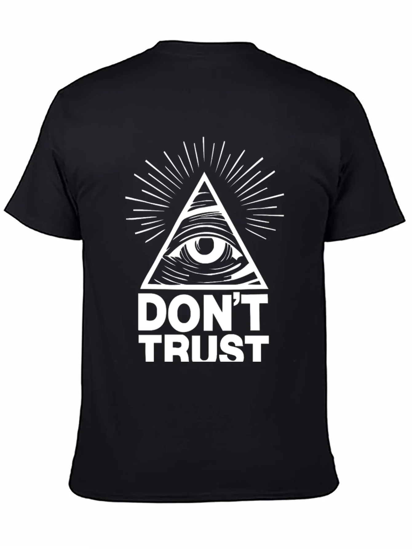 Dont Trust All Seeing Eye Graphic T-Shirt