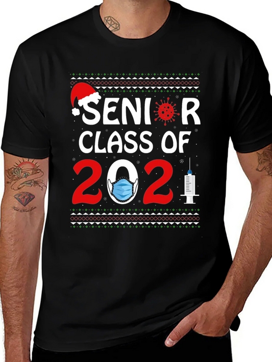 Senior Class of 2021 Ugly Christmas Sweater T-Shirt
