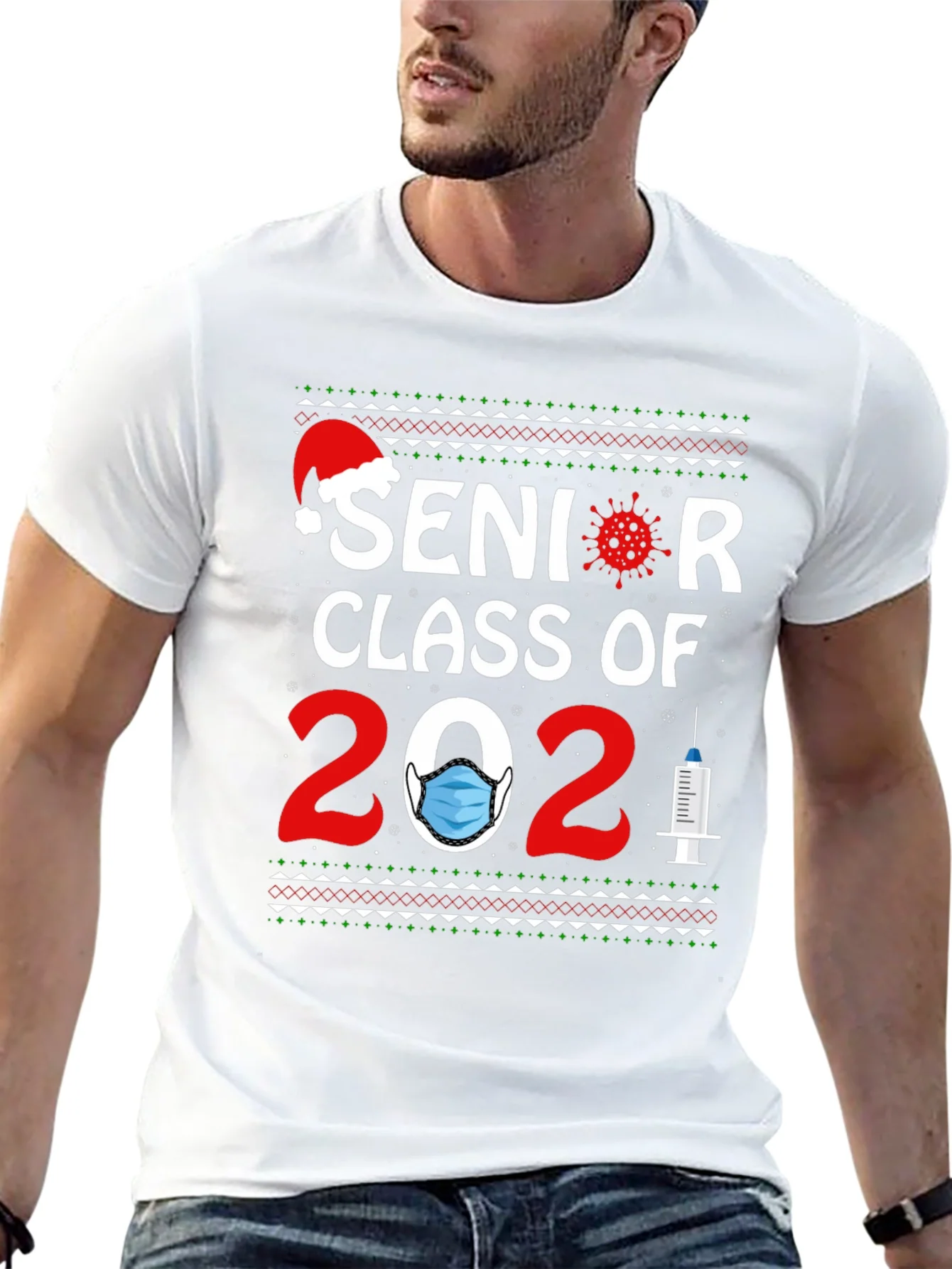Senior Class of 2021 Ugly Christmas Sweater T-Shirt