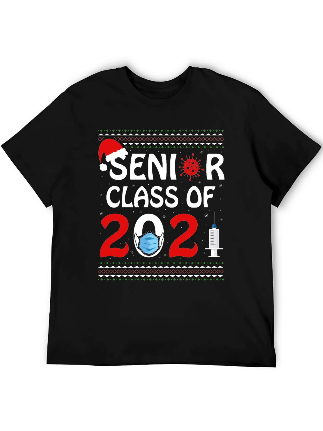 Senior Class of 2021 Ugly Christmas Sweater T-Shirt