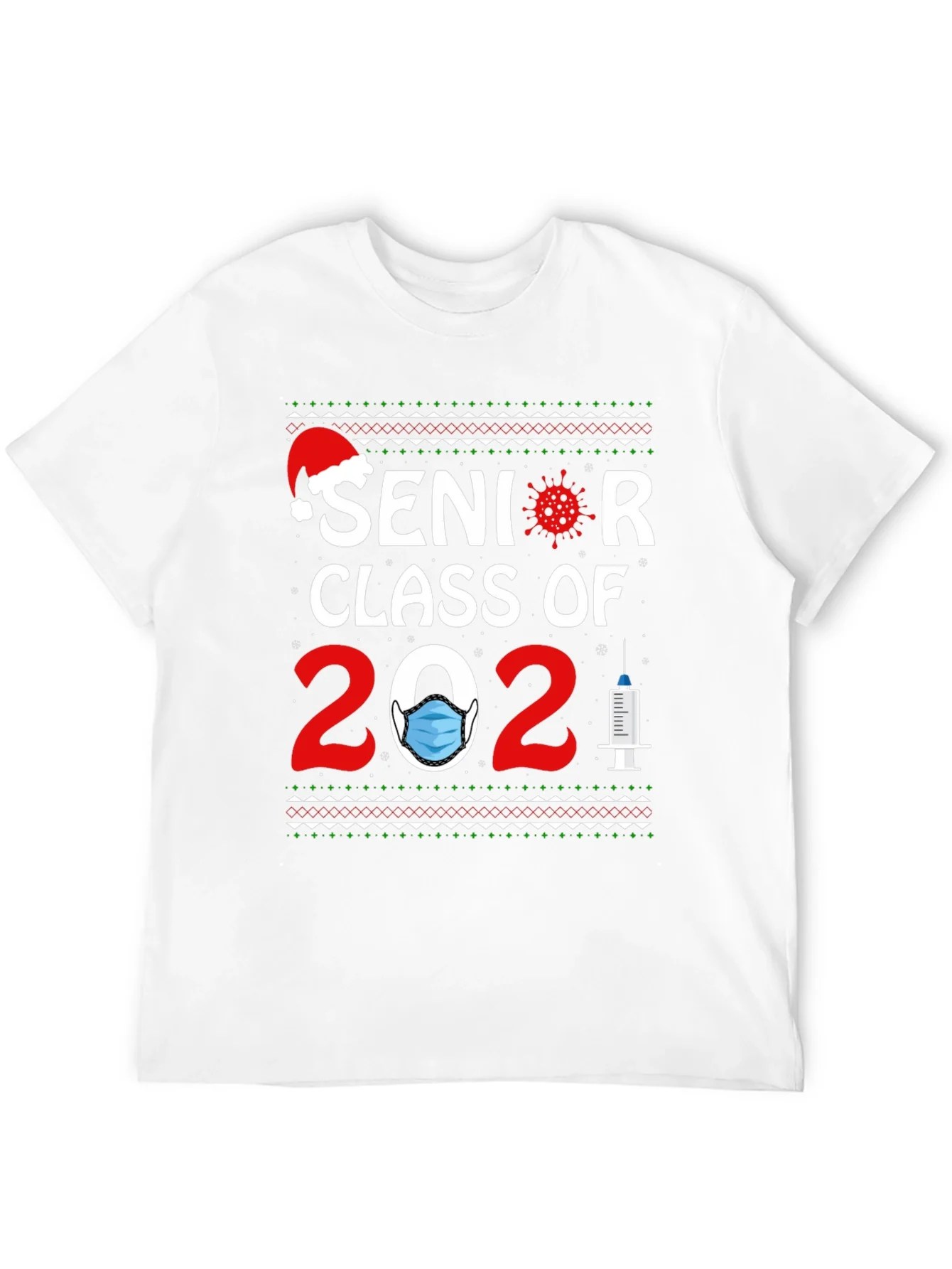 Senior Class of 2021 Ugly Christmas Sweater T-Shirt