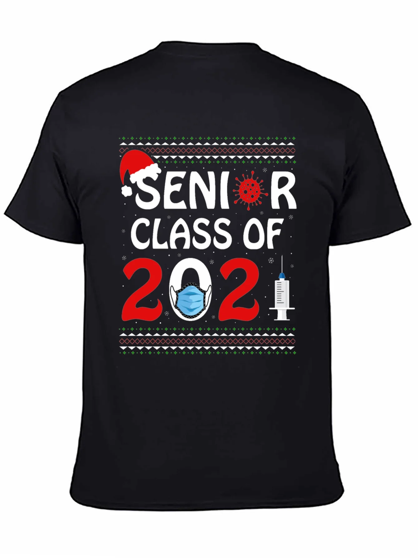 Senior Class of 2021 Ugly Christmas Sweater T-Shirt
